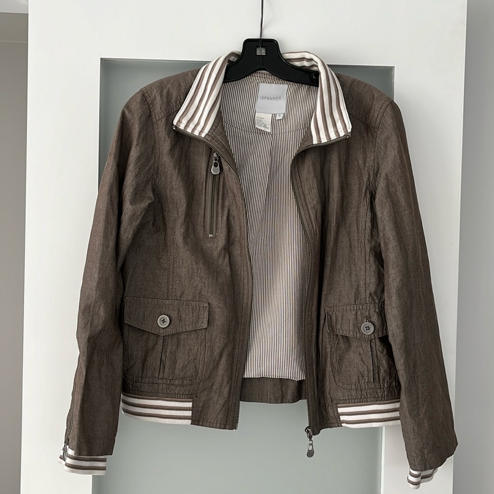 Spanner cotton cropped jacket size 6